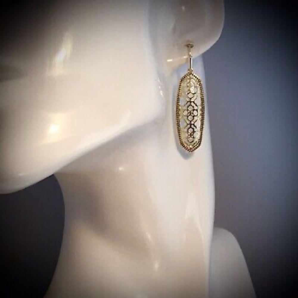 KENDRA SCOTT Filigree Drop Earrings 👂💎